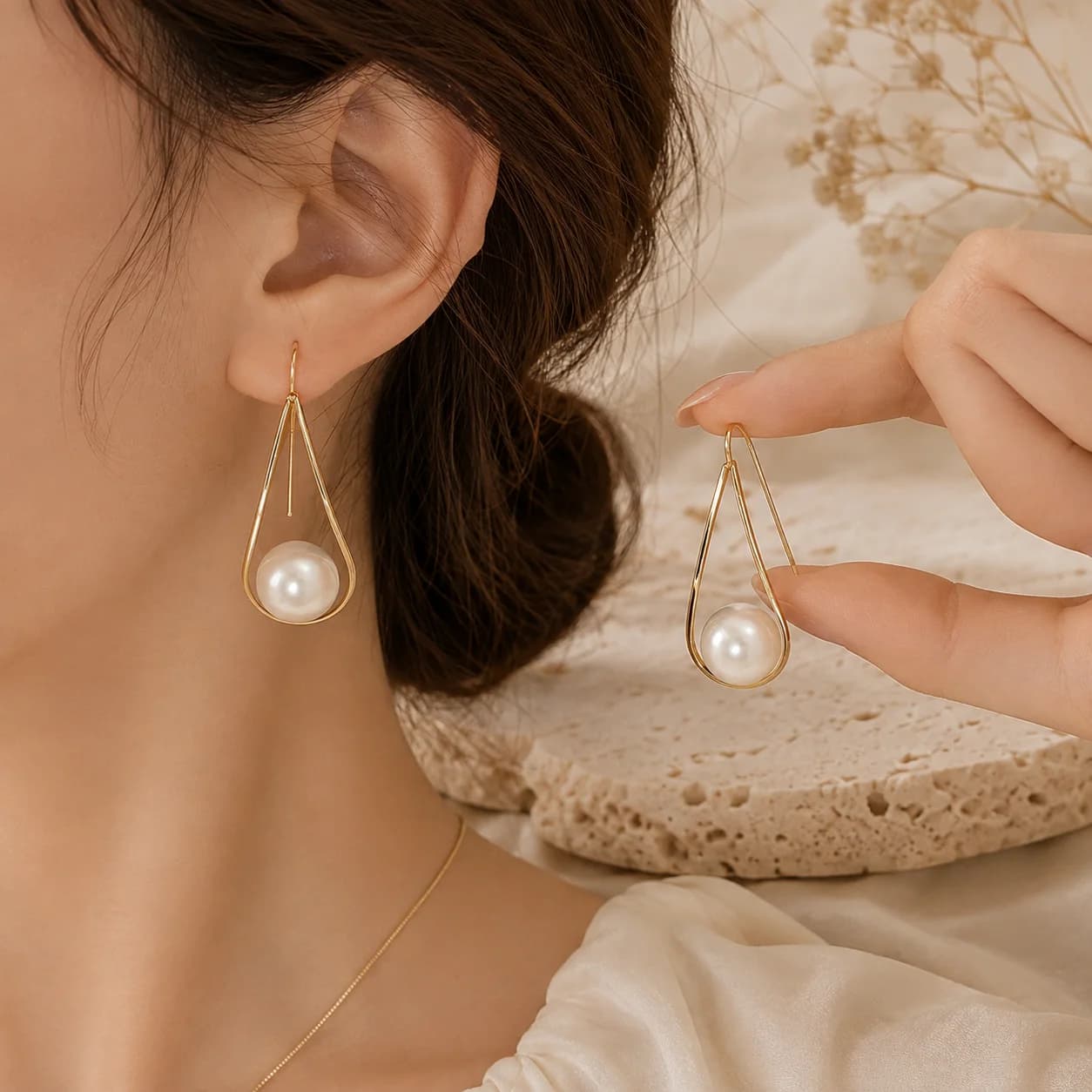 Серьги Pearl Drop